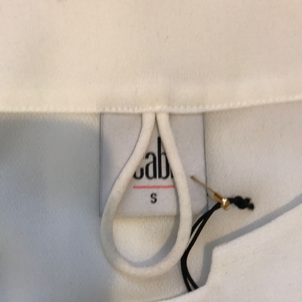 NWT CAbi Tuxedo Blouse - Picture 6 of 8